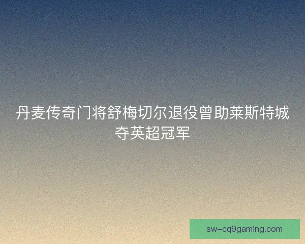 丹麦传奇门将舒梅切尔退役曾助莱斯特城夺英超冠军 丹麦传奇门将舒梅切尔退役曾助莱斯特城夺英超冠军